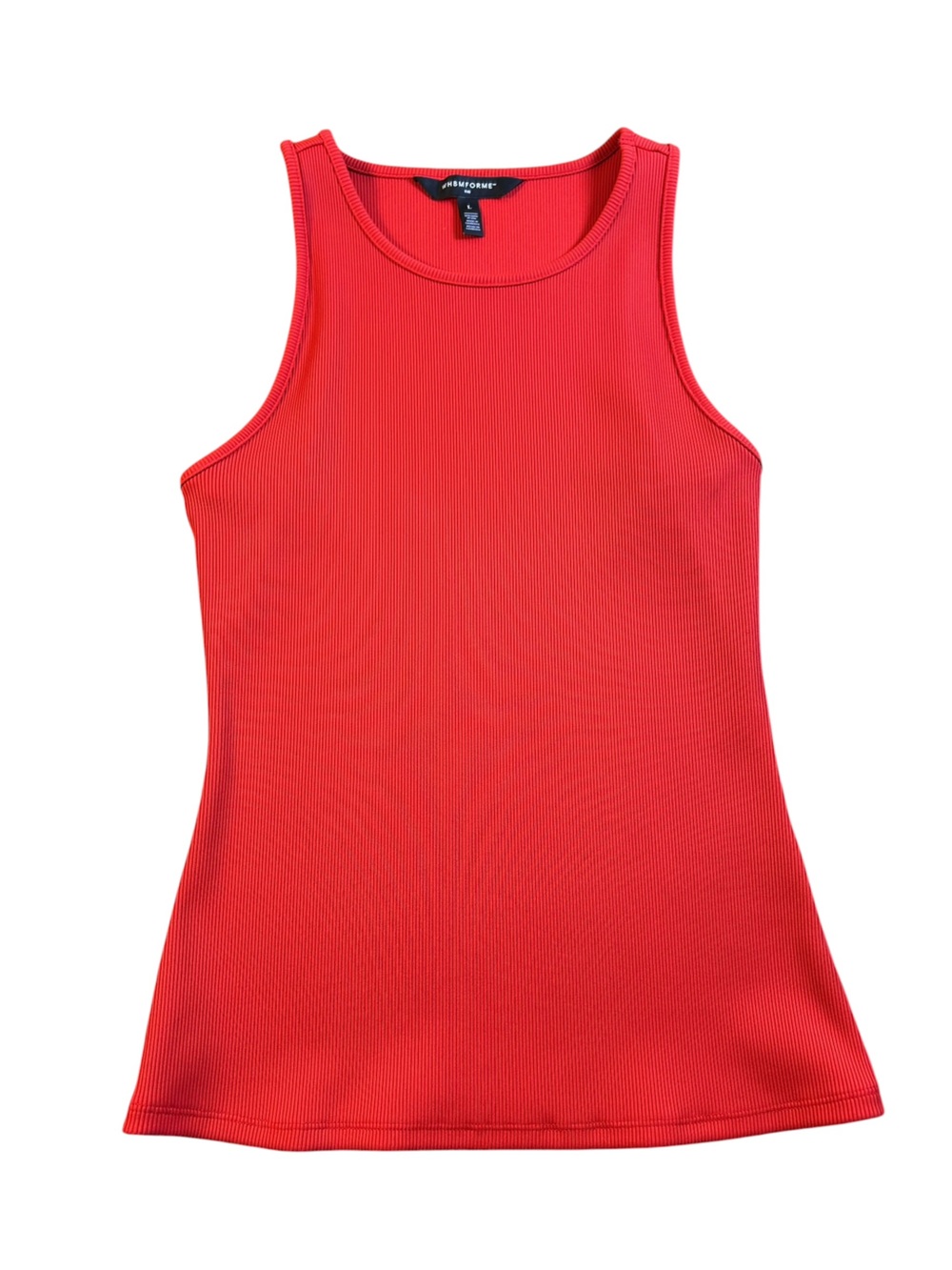 WHBM FORME Ribbed Stretch Tank Top Red Size L NWOT - Picture 8 of 8